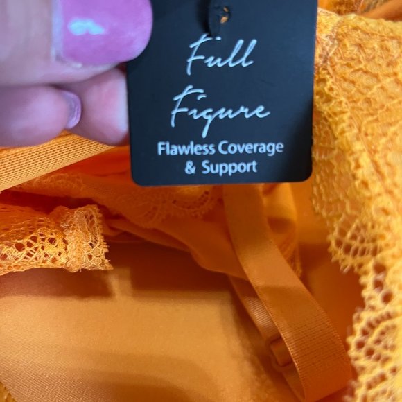 NWT French Affair Full Figure Flawless Coverage & Support Yellow Bra Panty Set - Picture 4 of 4